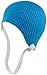 Retro Bubble Crepe Swim Bathing Cap with Chin Strap (Available in 6 colors)