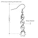 Godyce DNA Serotonin Necklace and Earrings Women Jewelry - Silver Plated with Gift Box (Sets)