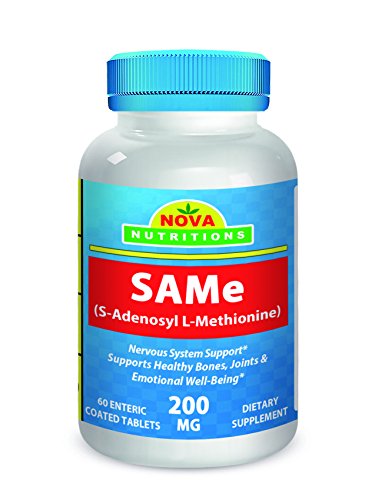 SAM-e 200 mg 60 Tabs (Enteric Coated) by Nova Nutritions