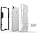 HTC Desire 10 Pro Case, CoverON [Shadow Armor Series] Hard Slim Hybrid Kickstand Phone Cover Case for HTC Desire 10 Pro - Silver / Black