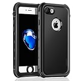 iPhone 7 Waterproof Case, Easylife Full Body Protective Waterproof Snowproof Dirtproof Shockproof Case Cover Perfectly Fit for Apple iPhone 7 - Black
