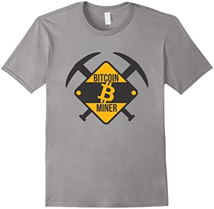 Men's Bitcoin Miner T-Shirt 3XL Slate