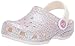 Crocs Kids' Classic Glitter Clog, Oyster, 3 M US Little Kid