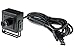 ELP 2mp High Speed 3.6mm Lens USB Camera with Black Case 1080P Mini UVC USB2.0 Video Webcam CCTV Surveillance Machine Vision System Home Baby Monitor PC Camera for Laptop,Computer,Jetson Nano