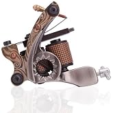 1TattooWorld New Cast 10 Laps Coils Tattoo Machine Liner Shader Tattoo Gun, OTW-M703