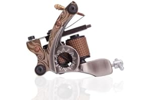 ONE TATTOO WORLD 1TattooWorld New Cast 10 Laps Coils Tattoo Machine Liner Shader Tattoo Gun, OTW-M703