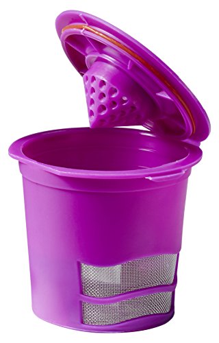 Brew Your Way BW11003US Single Coffee Reusable Filter, Small, Purple Brew Your Way BW11003US Single Coffee Reusable Filter, Small, Purple
