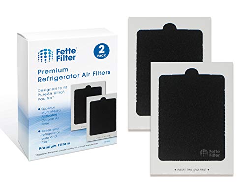 Fette Filter - Refrigerator Air Filters Compatible with Part # PAULTRA Air Filter. Pack of 2