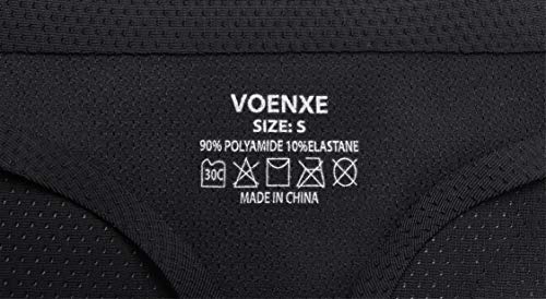 VOENXE Tangas Mujer Pack,Sin Costuras Bragas Calzone,Ropa Interior,Women Multicolor con Acabado Fino Que No Marca,Cómodos,Suaves y Seamless Thong Underwear Panties Invisibles,Paquete de 5