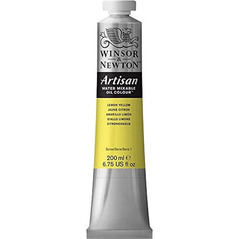 Winsor and Newton Artisan Water Mixable Oil Colour 200ml Lemon Yellow