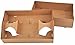 Southern Champion Tray 0120 Kraft Paperboard 4 Corner Pop Up Food and Drink Tray, 10