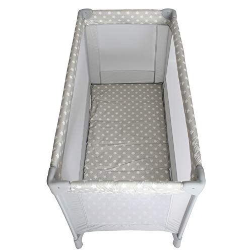 my babiie bedside crib mattress size