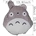LU-CC Chinchilla Luminous Pillow Totoro Shape With LED Colorful Light – Gift for Girlfriend, Christmas Day, Birthday, Valentine's Day, Children's Day, Grey