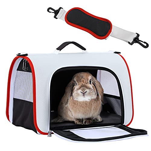 A4Pet Rabbit Carrier Bunny Carriers,Airline Approved Lightweight Soft
