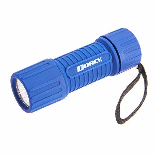 Dorcy Weather Resistant LED Flashlight with Lanyard, 4-Pack, Assorted Colors (41-4241)