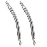 JJDD 2pcs per bag 1.8mm Stainless Steel Curved Spring Bar Pins Link for Watch Band 20mm Watchmaker Repair Component