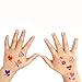 Omgouue 144 Colorful Valentine's Day Heart Tattoo Party Favors - Temporary TATTOOS/12 Sheets/Teacher's Prizes Party Supplies