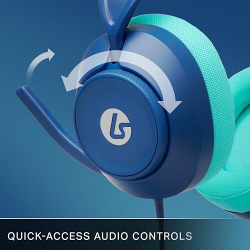 Kabelgebundenes Gaming-Headset LucidSound LS10X Gen 2 für Xbox Series X|S, Mariner Blau, offiziell lizenziert, komfortables Design, Audio-Bedienelemente, klarer Klang, stummschaltbares Boom-Mikrofon