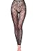 Begirlly Stylish Jacquard Patterned Pantyhose Footless Fishnet Tights for Womens