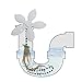 Alovexiong 10 Pack Drain Hair Catcher Flower Shape Hair Catcher Shower Drain Hair Catcher,Kitchen Drain Sink Remover Hair Catcher Strainer for Bathroom,Kitchen