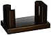 CoasterStone Upright Dark Wood Holder for Square or Round, 4 to 4.25