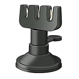 SUPRENT Knife Sharpener,3 Grinding Points, Diamond, Fast-Speed Knife Grinder Made of Ceramics, Sucker-Style Knife Grinder for Domestic Use,Sharpen the edge of kitchen Knife, Black