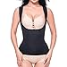 MISS MOLY Sport Neoprene Waist Trainer Cincher Body Shaper Tummy Control Vest Bodysuit Weight Loss Black M