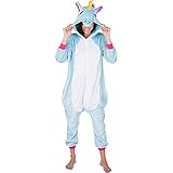 Emolly Adult Animal Unicorn Onesie Pajamas Costume
