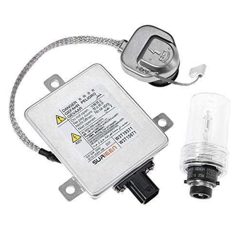 SURIEEN W3T19371 Xenon HID Headlight Ballast with Igniter and D2S Bulb Control Unit Assembly Module Replaces W3T15671 W3T13072 Fit for 2002-2005 Acura TL 2004-2005 Acura TSX 2004-2006 Mazda 3 & More