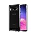 tech21 Protective Samsung Galaxy S10 Case Thin Patterned Back Cover with FlexShock - Evo Check - Smokey Black