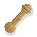 Nylabone Barbell Bone Power Chew Toy for Dogs, Dog Toys for Aggressive Chewers, Peanut Butter Flavor, XX-Large - 50++ lbs, 1 Count