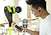 STEREO WIRELESS BLUETOOTH HEADSET-In-Ear Headphones-Loud Bass-Magnetic Power-Noise Cancelling Mic-Sweatproof for Running Gym Sports-iPhone 6s 6 SE plus Galaxy S7 S6 edge Android Phone (Green/Black)