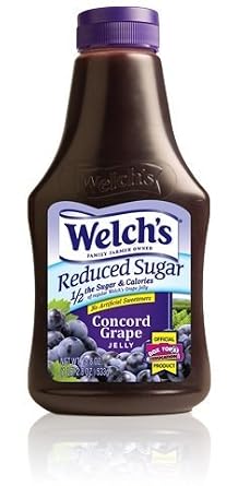 Welch's jelly concord grape reduced sugar (041800000128)