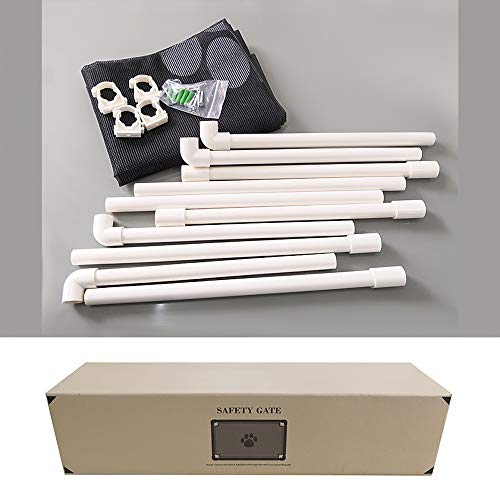 Decdeal-Hunde-Trschutzgitter-Treppenschutzgitter-Barrier-Sicherheit-Netz-fr-Babys-Hunde-Katzen