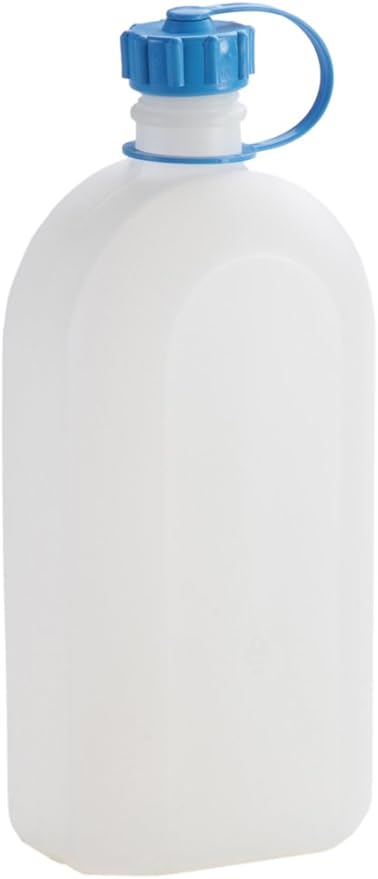 Kunststoffflasche Mit Eingebautem Schnapsglas – 500+25 Ml, Abgestuft, Für Reisen & Outdoor