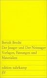 "Der Jasager Und Der Neinsager - Vorlagen, Fassungen, Materialien" av Bertolt Brecht