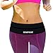 GEARWEAR Travel Running Money Belt for Phone Fanny Waist Pack Pocket with Zipper for Passport While Workout Fitness Jogging
