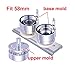 Seeutek Button Maker Button Maker Machine Button Badge Maker 2-1/4 inch 58mm with 1100 Pcs Button Parts and 2-1/4 inch 58mm Circle Cutter