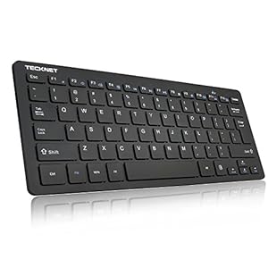 TECKNET Wireless Keyboard, 2.4G Portable Mini Comp