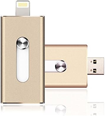 64GB 3 In 1 Lightning USB Flash Drive External Storage U Disk For iPhone 5/5s 6/6s 6plus iPad Android Device and PC Computers