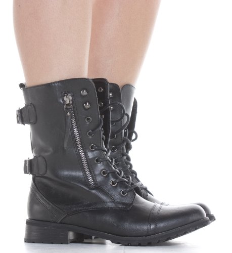 botte militaire femme talon