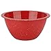 Zak Designs 12.75in Confetti Mixing Bowl, Made with Durable Eco-Friendly Melamine Material, Extra Large Size Serving Dinnerware, Perfect for Indoor/Outdoor Activities (Red, XL, BPA-Free)