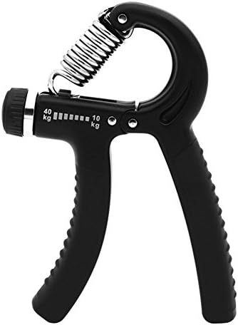 Lasting Charm Hand Grip Strengthener Mechanical Counting Adjustable Resistance for Hand Gripper Exerciser (Black22-88 lbs)