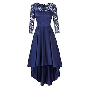 KOJOOIN Damesjurken Bruidsmeisjesjurken Voor Bruiloft Cocktailavondjurken Onregelmatige Korte Kanten Jurk