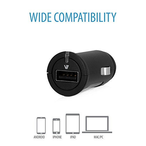 V7 DC10024A-2N 2.4A USB Car Charger