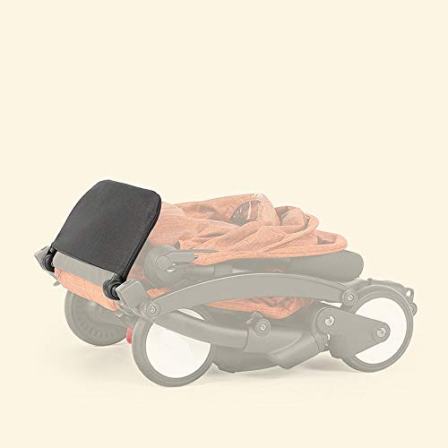 Nrpfell Stroller Footrest 6.5 Longer Accessories for Baby Stroller Feet Extension Infant Pram Footboard (Black)