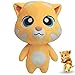 TALKING TOM AND FRIENDS Stuffed Animal Night Light Seal Glow Pets Plush Toys Cat Creative Night Light Lovely Glow Soft Plush Toy Toy Luminous Toy Gifts for Kids Puppet(Ginger, 11.8inches)