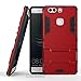Cocomii Iron Man Armor Huawei P9 Plus Case New [Heavy Duty] Premium Tactical Grip Kickstand Shockproof Hard Bumper [Military Defender] Full Body Dual Layer Rugged Cover for Huawei P9 Plus (I.Red)