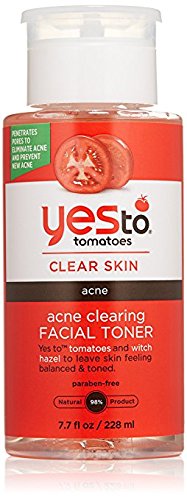 Yes to Tomatoes Acne Clearing Facial Toner, 7.7 Fl Oz (Pack of 2)