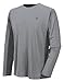 Champion Men's Powertrain Long Sleeve T-Shirt, Oxford Gray/Granite Heather, Large